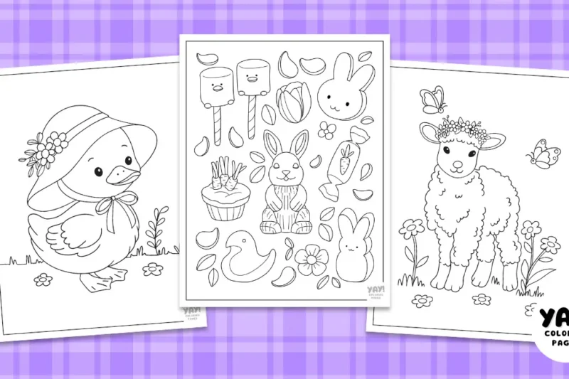Easter Coloring Pages (Free Printables)