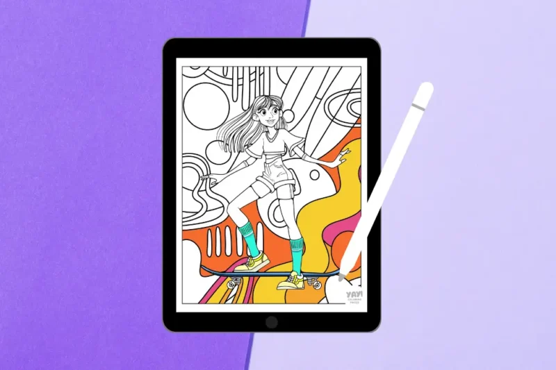How To Color Behind the Lines in Procreate