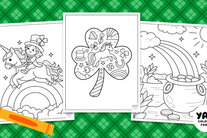 St. Patrick’s Day Coloring Pages (Free Printables)